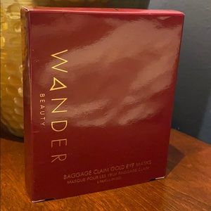 Baggage Claim Gold Eye Masks